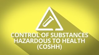 COSHH Training Control of Substances Hazardous to Health [upl. by Humbert]