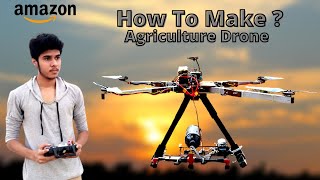 How To Make A Cheapest Agriculture Drone At Home  Om Hobby [upl. by Orsola]