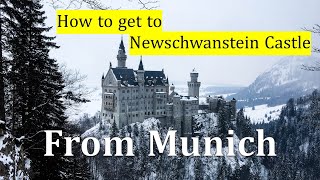 🇩🇪How to get to Neuschwanstein Castle from Munich Germany [upl. by Alley]