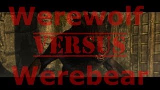 Werewolf Vs Werebear Skyrim Dragonborn DLC Werebear Quest Walkthrough Commentary [upl. by Quenna233]