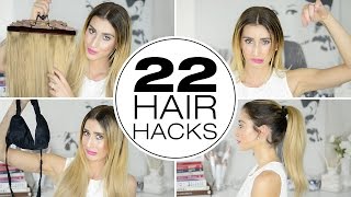 22 Hair Hacks For Thick Hair [upl. by Wells]