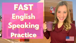 Fast English speaking practice  repeat after me  English conversation with a native speaker [upl. by Adiuqal]