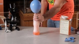 How to Fill a Balloon with Gas  Science Projects [upl. by Neda61]