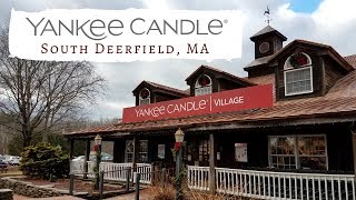 Yankee Candle Flagship Village Tour  South Deerfield MA [upl. by Rednazxela615]