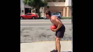 Armie Hammer Posts Video from His Shirtless Outdoor Workout [upl. by Falzetta]