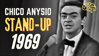 CHICO ANYSIO fazendo STANDUP COMEDY em 1969 [upl. by Lemak588]