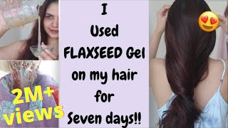 I left FLAXSEED GEL on my hair for 24 HOURS amp THIS HAPPENED overnight gel treatment [upl. by Hajile472]