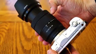 Sony E 18135mm f3556 OSS SEL18135 lens review with samples [upl. by Airad]