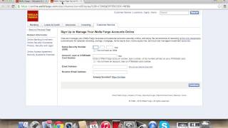 Wells Fargo Online Banking Login  How to Access your Account [upl. by Kwei]