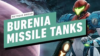 Metroid Dread  All Burenia Missile Tank Locations [upl. by Elatnahs]