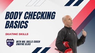 PRO HOCKEY TRAINING Body Checking Basics [upl. by Oinimreh]