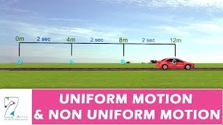 UNIFORM MOTION amp NON UNIFORM MOTION [upl. by Kirtley]