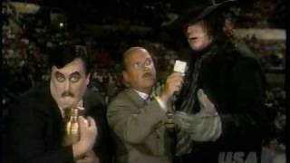 1992 Summerslam Spectacular Undertaker amp Paul Bearer [upl. by Enilkcaj]