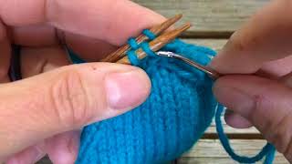 Kitchener Stitch without quotEarsquot [upl. by Zina]