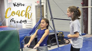 Gymnastics Coach For A Day Kyra SGG [upl. by Cammi]