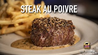 How to Make Steak Au Poivre  Classic French Recipe [upl. by Setiram]