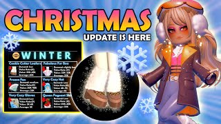 Do THIS In The New WINTER Update ❄ Royale High Christmas Update amp Tips [upl. by Sesom]