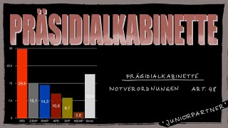 Präsidialkabinette  Weimarer Republik  Flipped Classroom [upl. by Jobyna305]