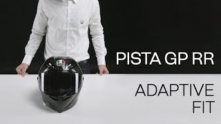 360° Adaptive Fit system on PISTA GP RR  AGV Tutorial [upl. by Leahcimnaj989]