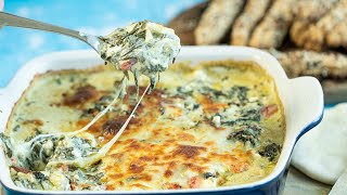 Spanakopita Dip A Cheesy amp Juicy Greek Appetizer [upl. by Eri]