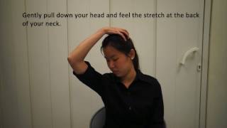 NUH Physiotherapy  Levator Scapulae Stretch [upl. by Jaworski]