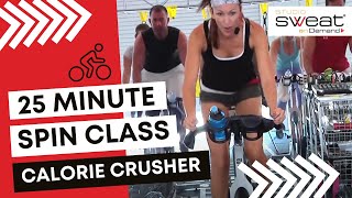 Under 30 Minute Spin Class  Cardio CALORIE CRUSHER  FREE Online Spin® Class [upl. by Alban]