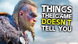 Assassins Creed Valhalla 10 Things The Game DOESNT TELL YOU [upl. by Korb]