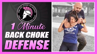 Choke From Behind Defense  DM Jiu Jitsu [upl. by Atela]