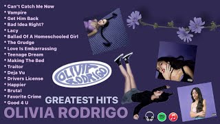 OLIVIA RODRIGO FULL ALBUM GREATEST HITS ALBUM [upl. by Ecirual915]