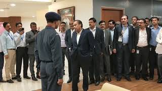 Mukesh Ambani visit in Kolkata Jio Godrej Office [upl. by Alema]