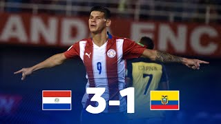 Eliminatorias  Paraguay 31 Ecuador  Fecha 17 [upl. by Ofori]