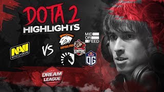 NAVI Dota2 highlights vs Empire Liquid MoF VP OG  DreamLeague S8 CIS Qualifier [upl. by Latsryc]