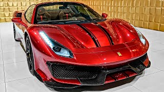 2021 Ferrari 488 Pista Spider in Beautiful SpecRosso Fiorano [upl. by Ilarrold]