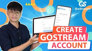 Episode 2  GoStream HOW TO SIGN UP A GOSTREAM ACCOUNT [upl. by Gazzo735]