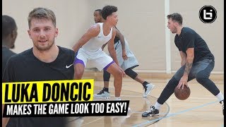 Luka Doncic Shows Off SMOOTH Game At Pro Open Run Monta Ellis Still a MAJOR BUCKET [upl. by Ardin118]