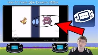 How To Trade Pokemon In GBA Emulator MyBoy Leaf Green and Fire Red Example [upl. by Marcello]