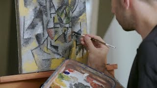 How to paint like Pablo Picasso Cubism – with Corey DAugustine  IN THE STUDIO [upl. by Hetti185]