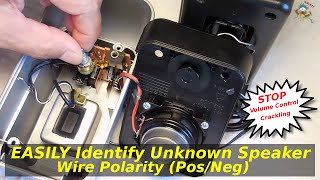 How To Easily Identify Speaker Wire PolarityPositive amp Negative [upl. by Munn]