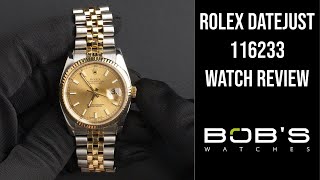 Rolex Datejust 116233  Bobs Watches [upl. by Yanel]