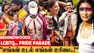 quotஇது எங்களோட உடல் எங்களோட உரிமைquot LGBTQ PRIDE PARADE  LIVE VISIT [upl. by Arun946]