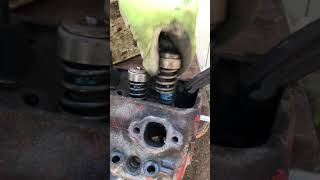 Installing Valves amp Springs on Small Block Chevy 350 How To SBC [upl. by D'Arcy]