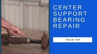 Tutorial  Replace Chevy Drive Shaft Center Support Bearing [upl. by Enairda729]