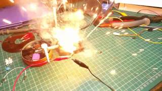 Exploding Tantalum Capacitor in Slow Mo [upl. by Legir]