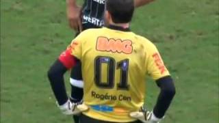 Goalkeeper Rogerio Cenis 100th career goal [upl. by Lleumas]