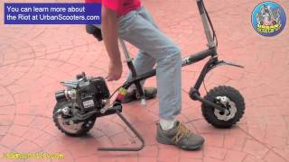 GoPed Riot 46 Gas Pit Bike Scooter [upl. by Roeser264]