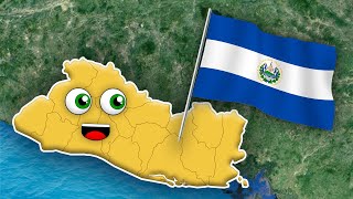 El Salvador  Geography amp Departments  Countries of the World [upl. by Mundford727]