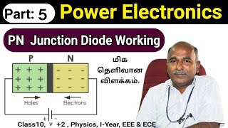 PN Junction Diode working in Tamil [upl. by Shara430]