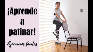 ¡Aprende a patinar en casa  NIVEL BÁSICO 0 Learn how to roller skate at home  BASIC LEVEL [upl. by Notlrac626]