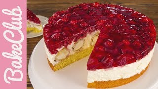 WindbeutelTorte mit Himbeeren  BakeClub [upl. by Alburga]