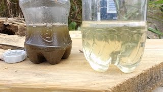 How To Make a Water Filter In The Wild [upl. by Maurita]